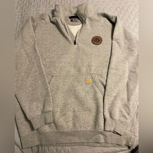 Carhartt Gray Men's 1/4 Zip Sweater